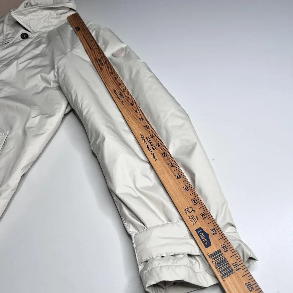 Polo Ralph Lauren Coat Mens XL White Insulated Rain Performance Mid Length‎